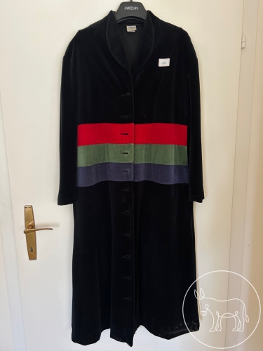 222 - Diane von Fürstenberg Samtmantel