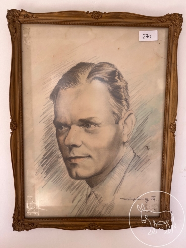 270 - Portrait signiert KAPLENIG