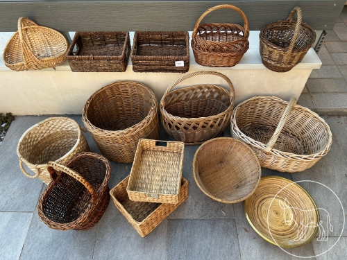 Bild 355 - Weidenkörbe Konvolut