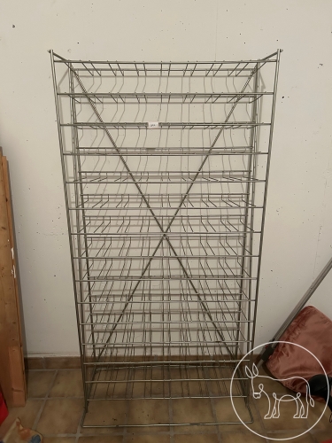 397 - Flaschenregal Metall