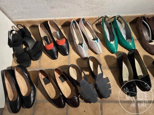 424 - Schuhe mit leichtem Absatz Konvolut