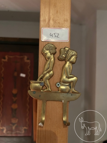 Bild 542 - Messing Kleiderhaken