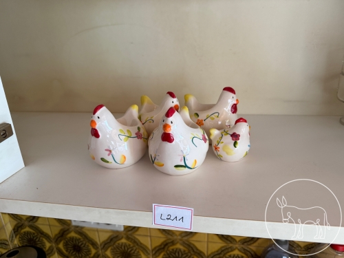 Bild 211 - Eierbecher Set Hühner