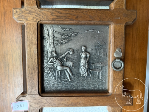 231 - Schlüsselkästchen Zinn