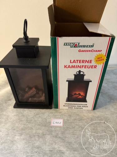 Bild 401 - Laterne Kaminfeuer