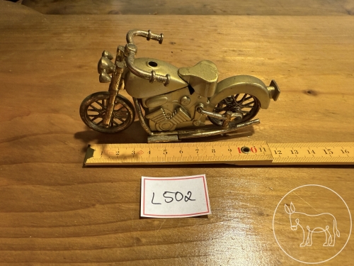 Bild 502 - Modell-Motarrad gold