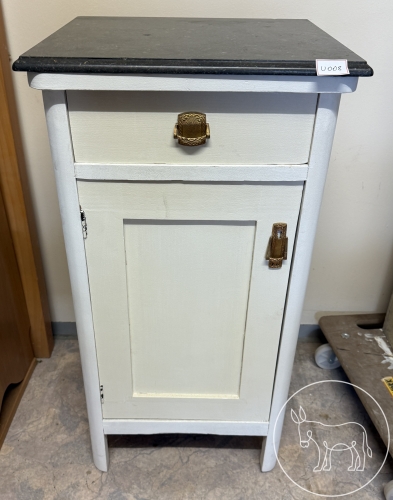 Bild 008 - Nachttisch mit Marmorplatte