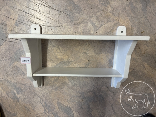 Bild 019 - Kleines Wandregal weiß