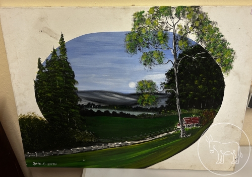 Bild 033 - Leinwand signiert