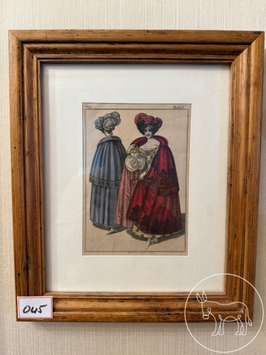 Bild 045 - Colorierte Radierung