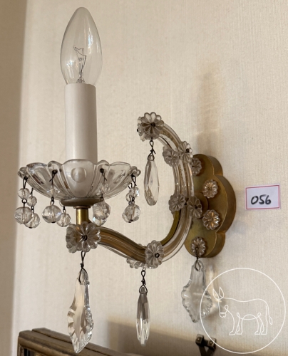 Bild 056 - Wandleuchte Kristall 2 Stück