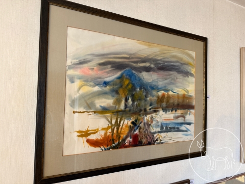 067 - Aquarell Hiesberger signiert