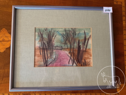 070 - Aquarell Hiesberger, signiert