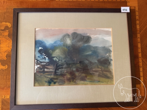 072 - Aquarell Hiesberger, signiert