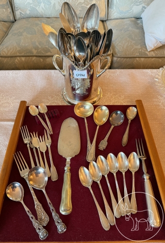 094 - Besteck Konvolut in Kühler