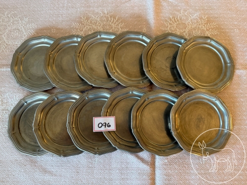 Bild 096 - 12 Zinn-Untersetzer