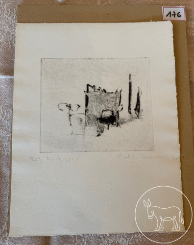 Bild 176 - Orig. Radierung P. Krawagna
