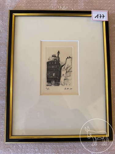 177 - Orig. Radierung K. Brandstätter