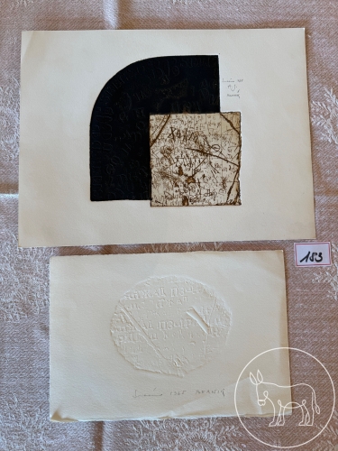 Bild 183 - Aquatinta-Radierung Bernik sign.