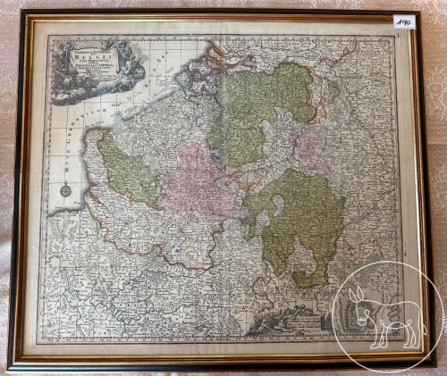 Bild 190 - Kupferstich-Landkarte