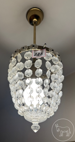 283 - Kristall Deckenleuchte