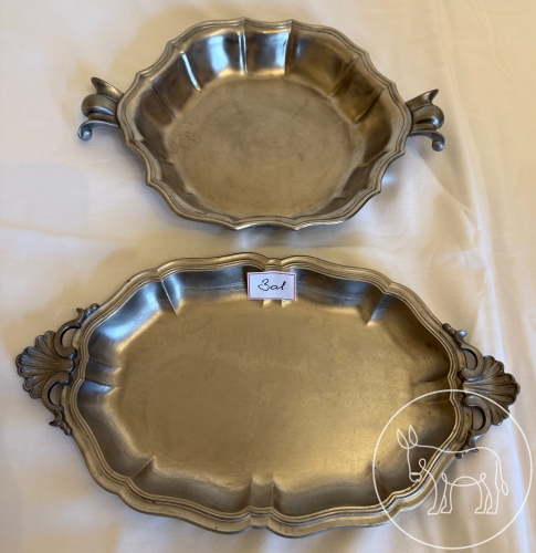 Bild 301 - 2 Zinnschalen