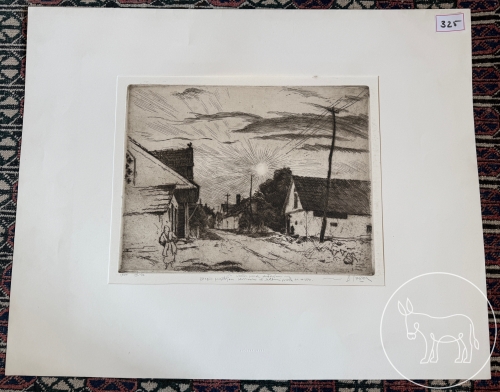 325 - Radierung B. Jakac signiert