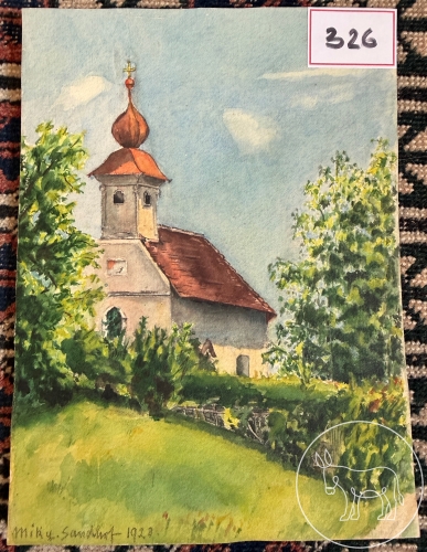 Bild 326 - Aquarell St. Georgen signiert