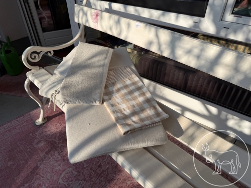 364 - Parkbank mit Zubehör