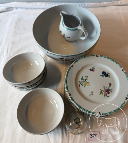 375 - Keramik Konvolut floral