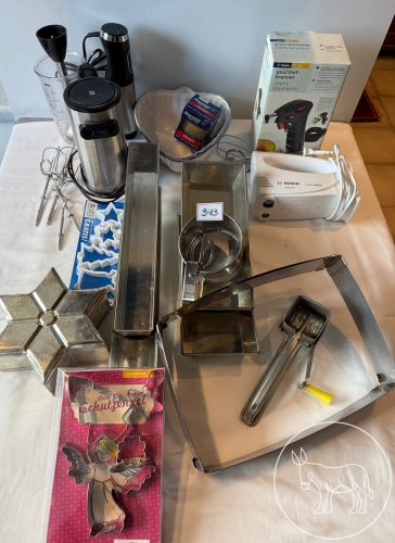 393 - Back-Konvolut und Geräte