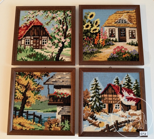 Bild 078 - Gobelinbilder Konvolut