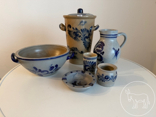 087 - Steinzeug Konvolut