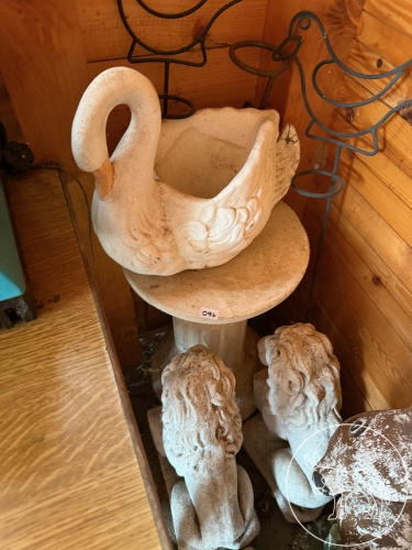 097 - Gartendeko, L&ouml;wen, S&auml;ule