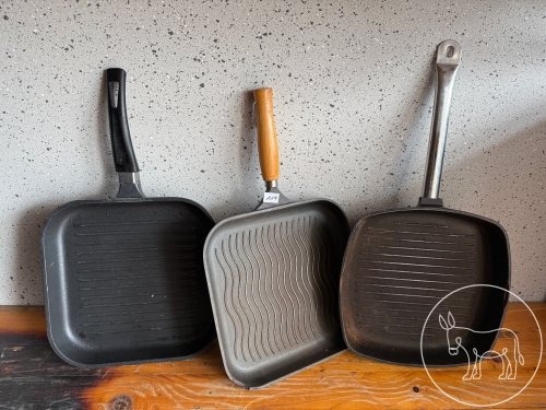 Bild 119 - 3 Eisen-Grillpfannen