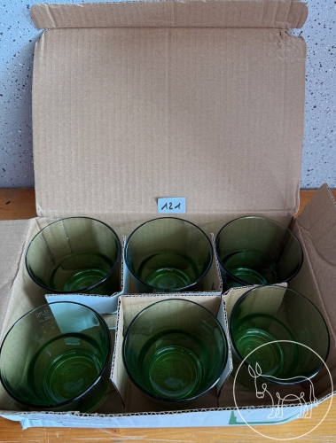 Bild 121 - 6 grüne Römerquelle Gläser