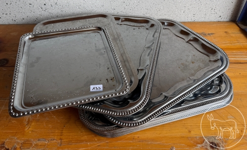 133 - 11 Stück Aufschnittplatten