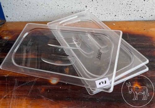 Bild 178 - 3 Stk. GN 1/3 Kunststoff-Deckel