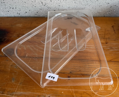 Bild 179 - 2 Stk. GN 1/3 Kunststoff-Deckel