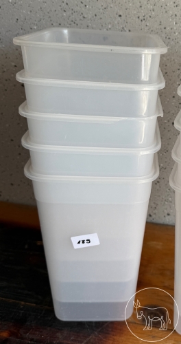 Bild 189 - 5 Stk. Kunststoff Behälter 4,2l