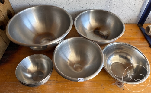 217 - 6 Edelstahlschüsseln