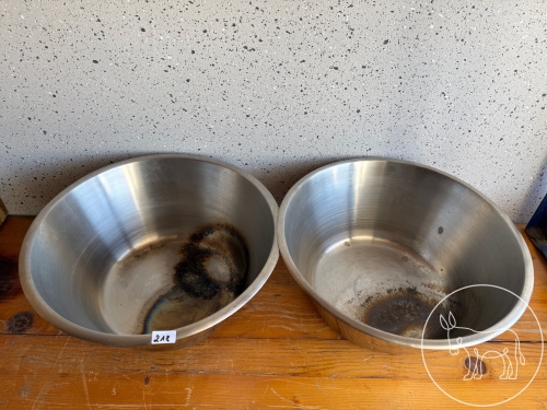 Bild 218 - 2 gleiche Edelstahlschüsseln