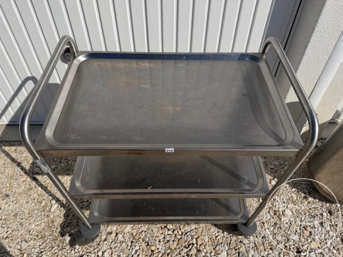 242 - Gastro Edelstahl Wagen