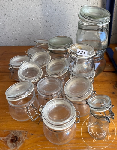 257 - Einmach-Gläser Konvolut