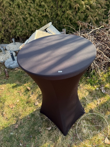 393 - 8 Stk. Stehtischhussen schwarz