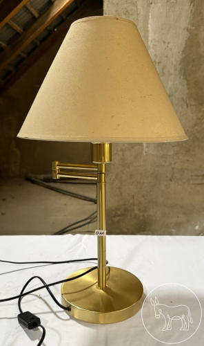 Bild 011 - Tischlampe Messing, schwenkbar