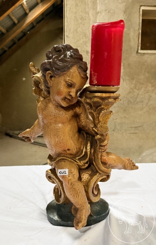 Bild 012 - Kerzenleuchter Engel
