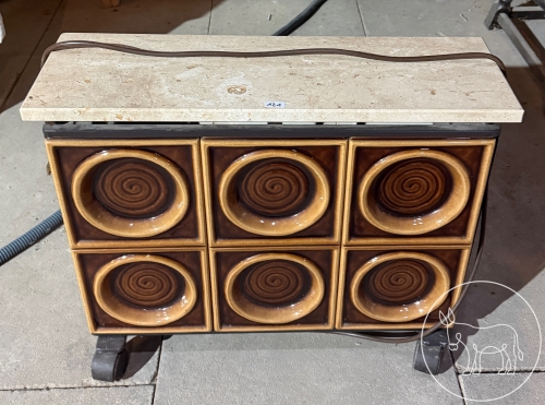 121 - Elektroheizung braun