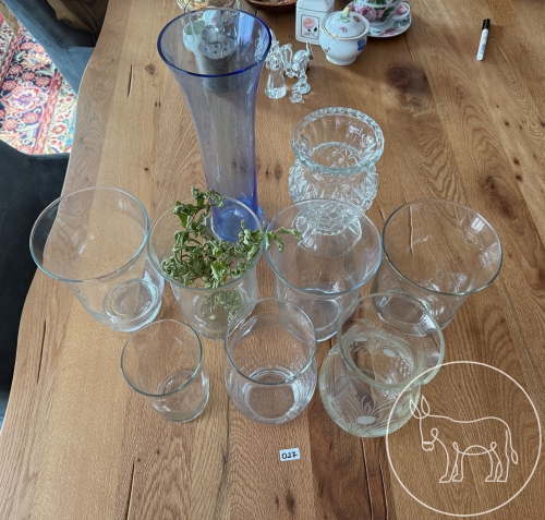 027 - Glasvasen Konvolut