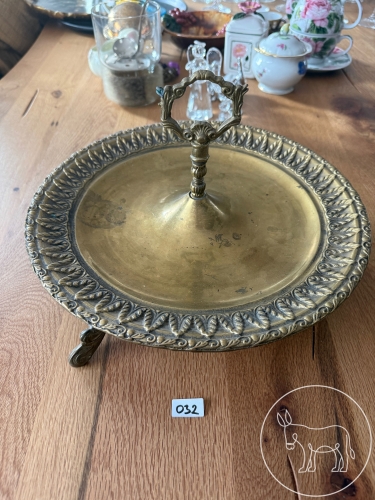 032 - Messingschale mit Griff